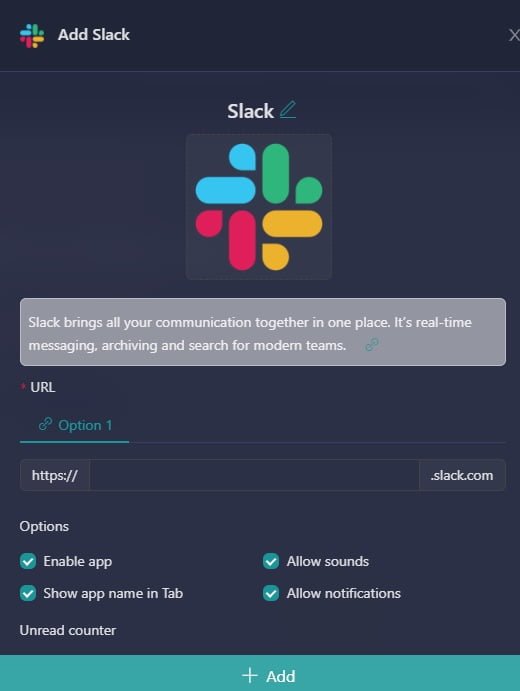 add applications Desktop Hub 3