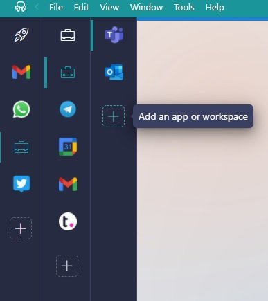 add applications Desktop Hub