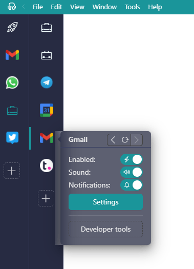 cp mute Desktop Hub applications