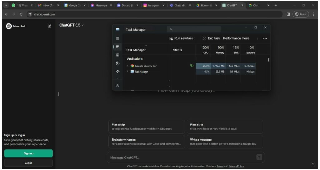 How to free up RAM in Windows 11 - Chrome vs Desktop Hub