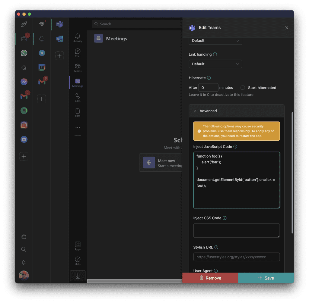 features for developers