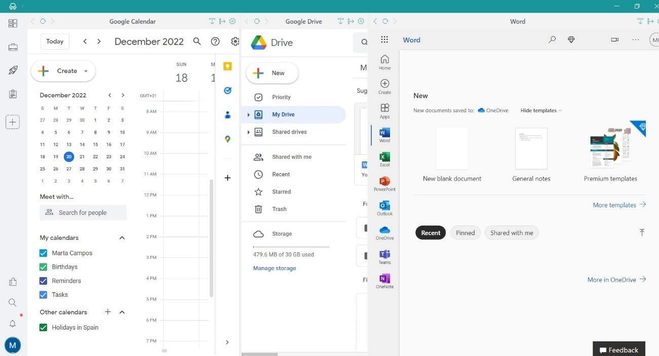 Which Desktop Hub features help you improve productivity?