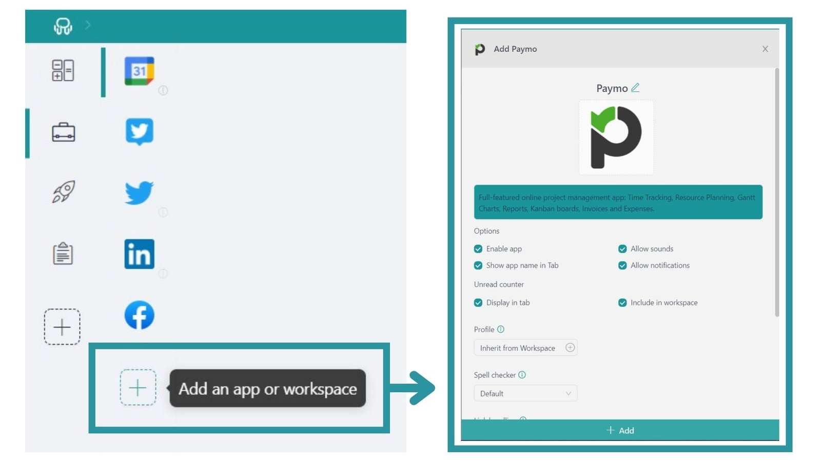 paymo Desktop Hub