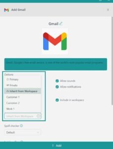 Desktop Hub’s features for managing multiple email