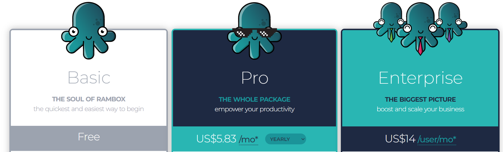 pricing Desktop Hub