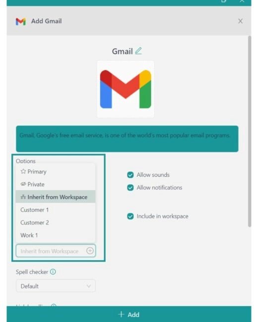 Features for developers