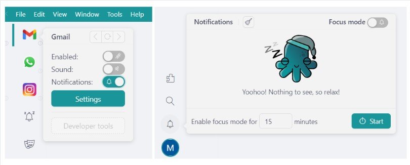Notification Management Desktop Hub Workspaces