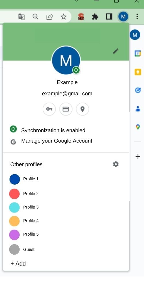 Manage multiple Google Accounts