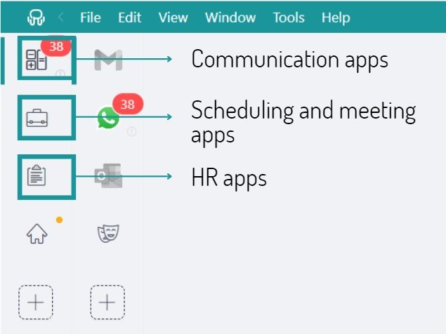 workspaces for HR-recruitment app