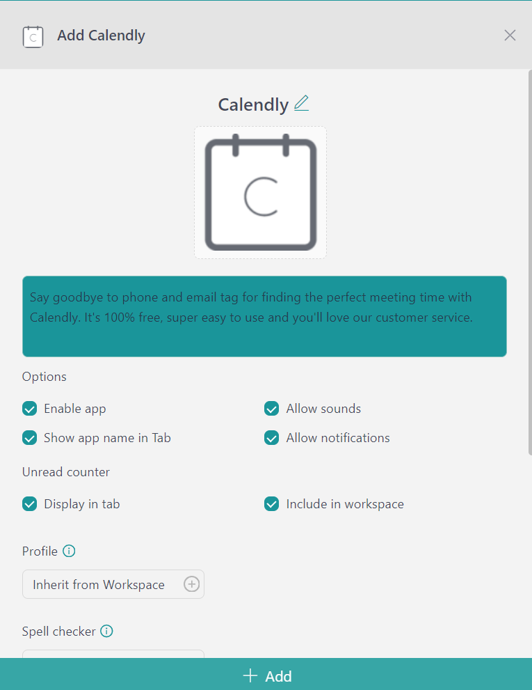 configure calendly Desktop Hub
