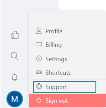 how to access Desktop Hub support