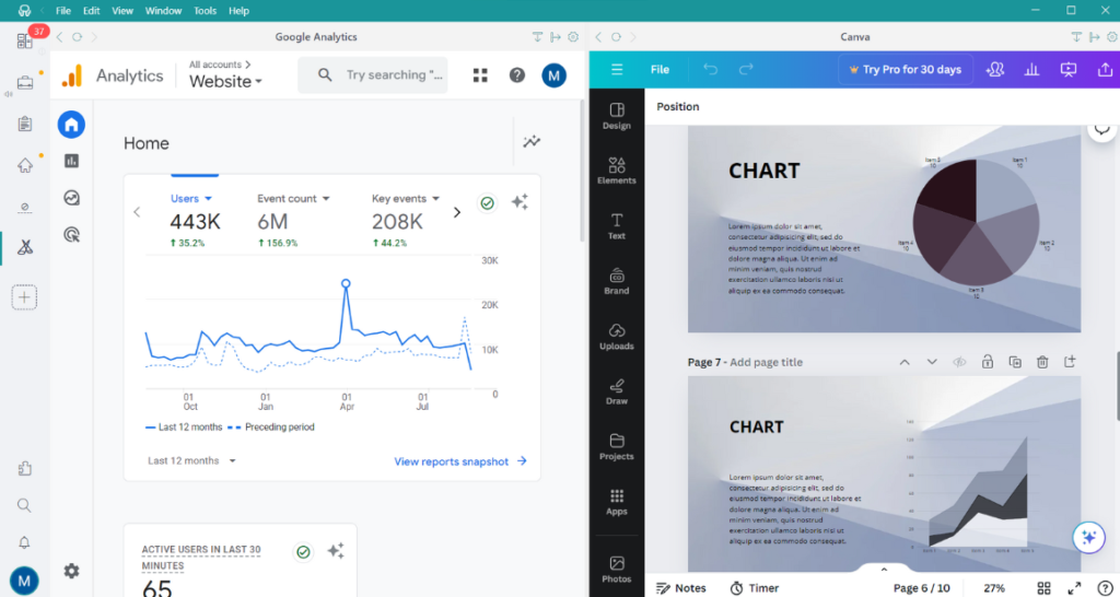 Data analysis app - Desktop Hub