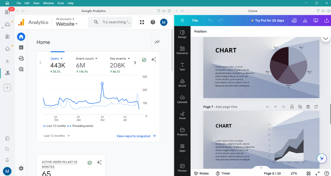 Data analysis app - Desktop Hub
