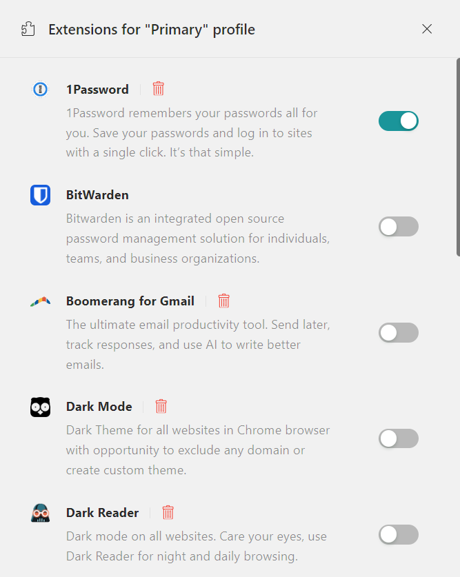 Extensions-Desktop Hub