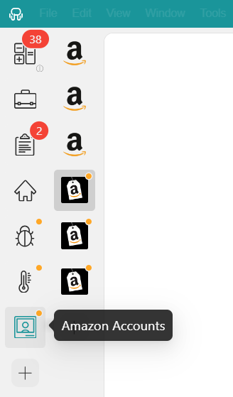 Multiple Amazon Accounts on Desktop Hub