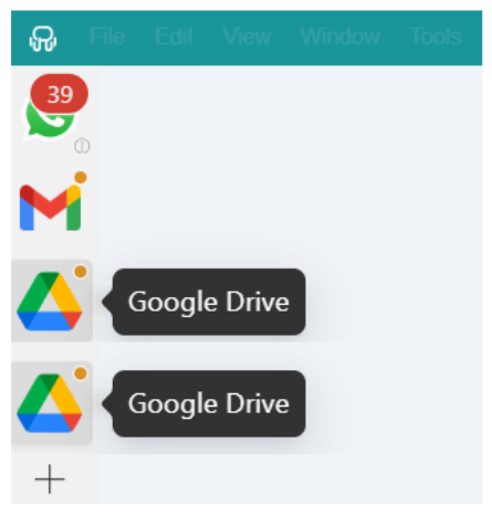 multiple google drive accounts on desktop-Desktop Hub Basic