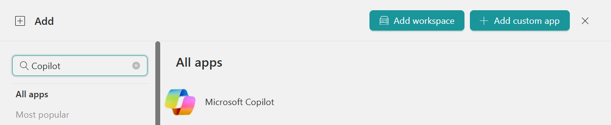 Add Copilot Desktop Hub