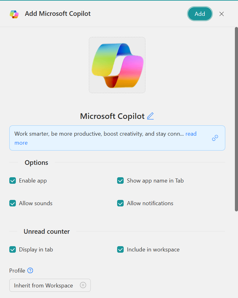Configure Copilot Desktop Hub