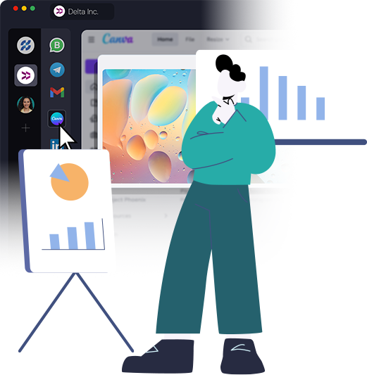 Desktop Hub productivity app for marketing teams and agencies
