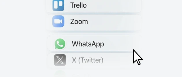 Work apps ready to run inside Desktop Hub